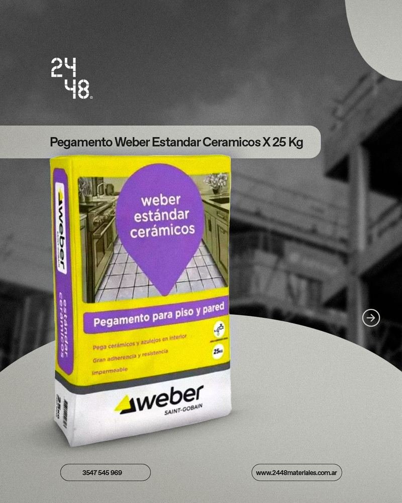 Posteo de 2448 con pegamento Weber